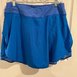 Lululemon Blue Athletic tennis skirt